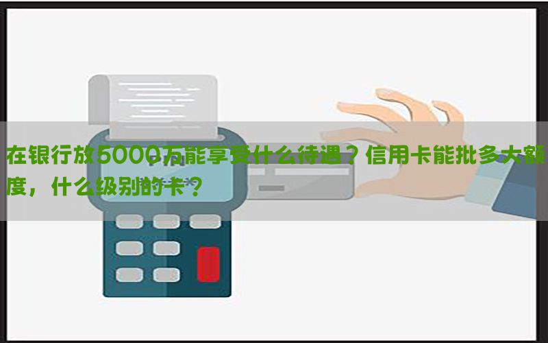 在银行放5000万能享受什么待遇？信用卡能批多大额度，什么级别的卡？